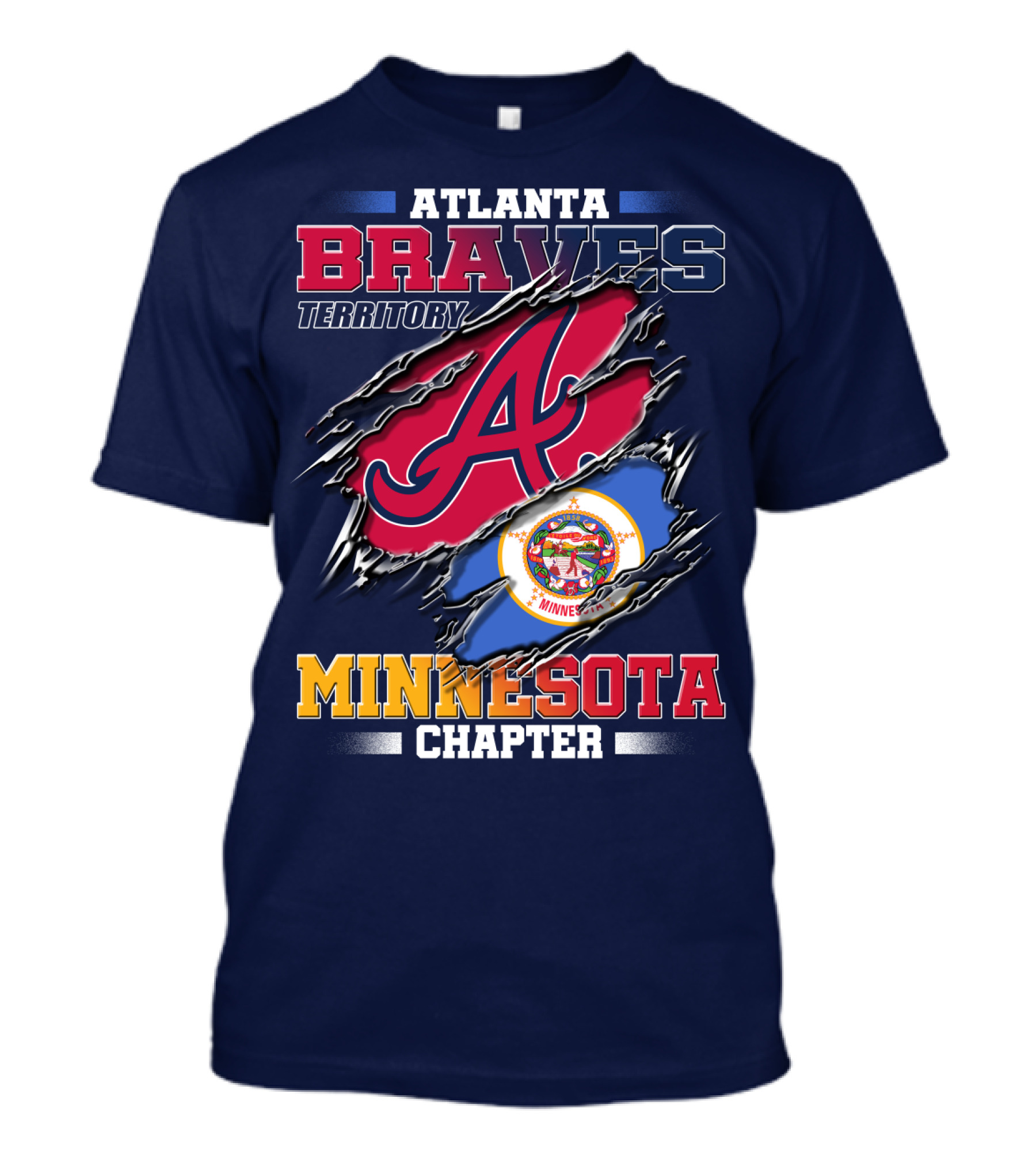 Atlanta Braves Territory Minnesota Chapter T-Shirt