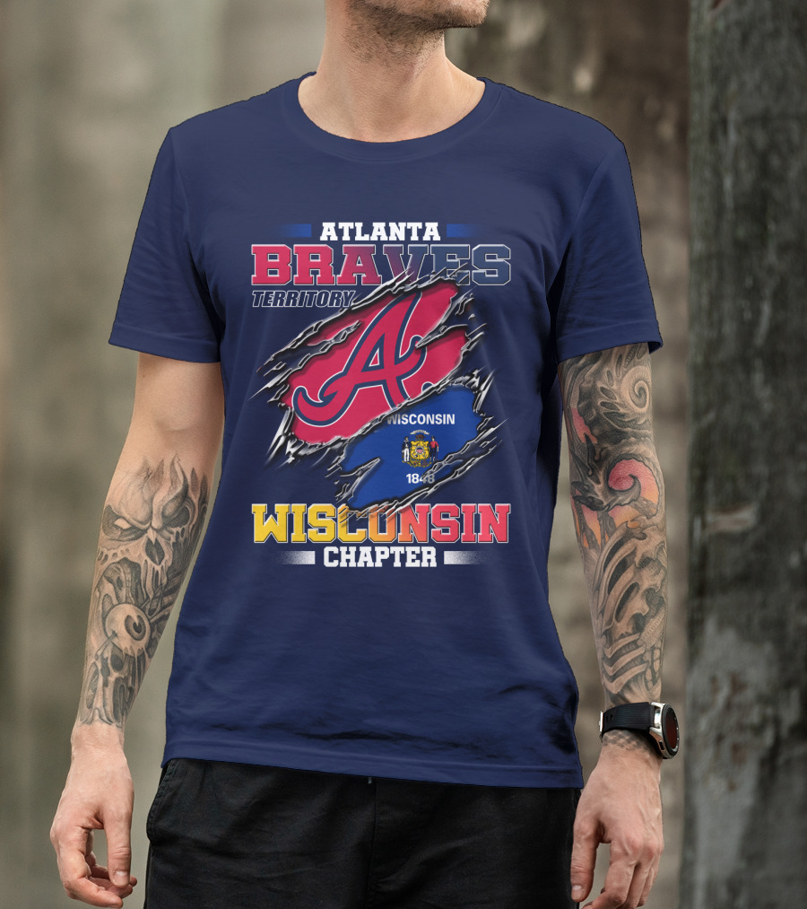 Atlanta Braves Territory Wisconsin Chapter 1848 T-Shirt