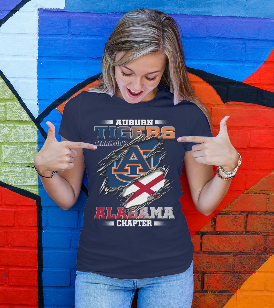 Auburn Tigers Territory Alabama Chapter T-Shirt