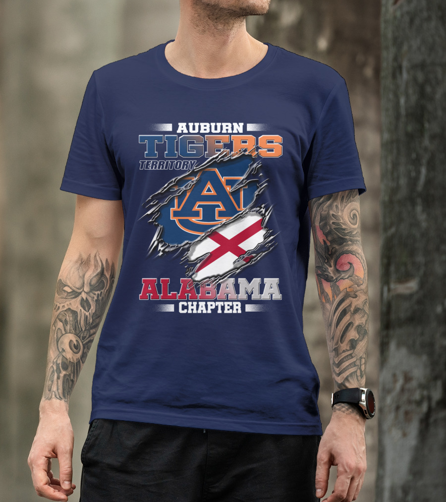 Auburn Tigers Territory Alabama Chapter T-Shirt