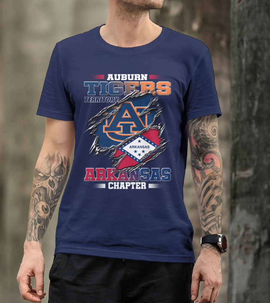 Auburn Tigers Territory Arkansas Chapter T-Shirt