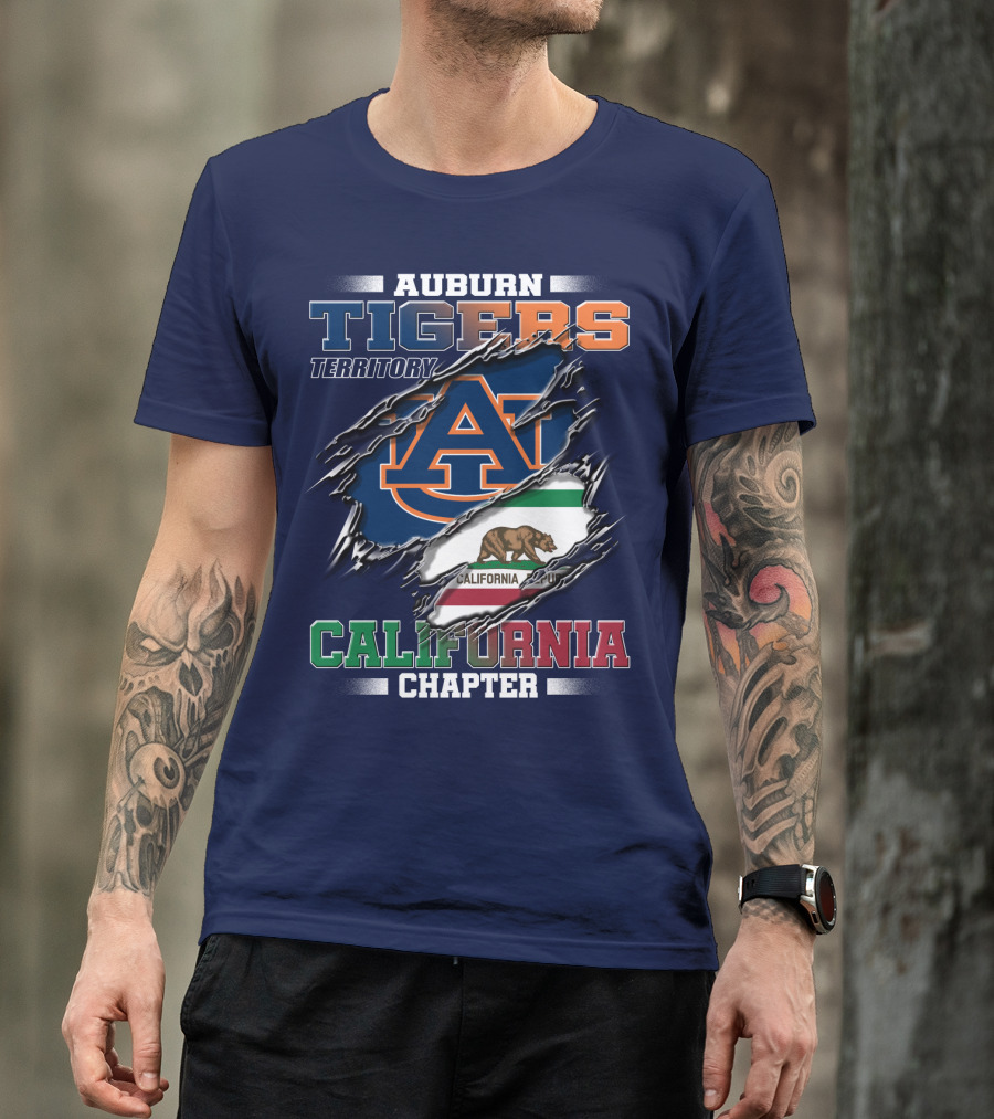 Auburn Tigers Territory California Chapter T-Shirt