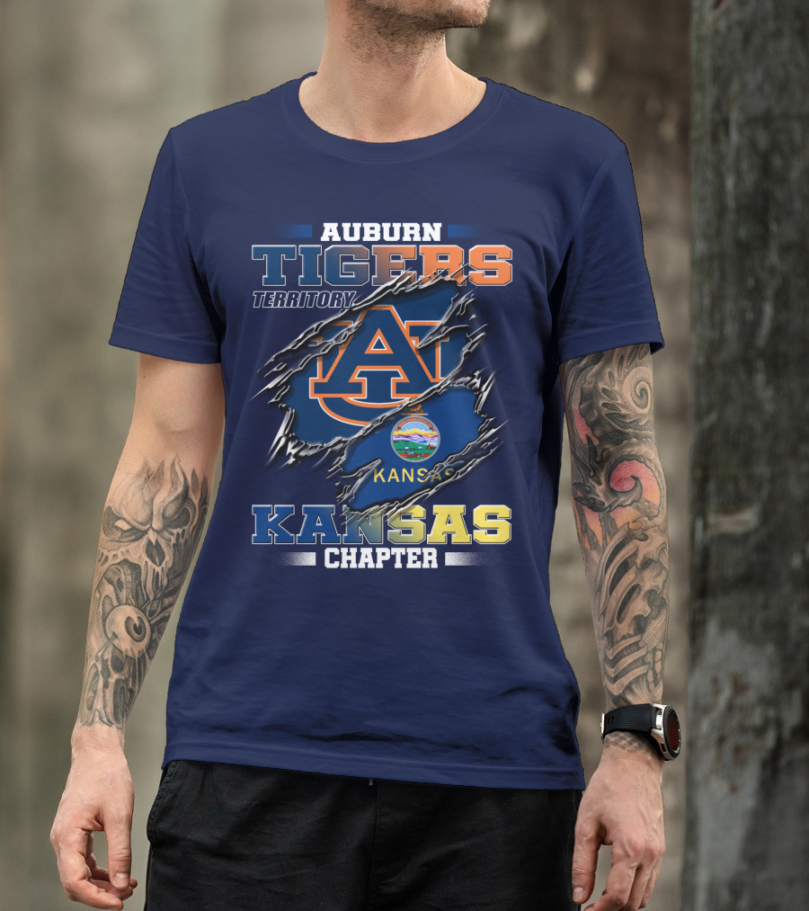 Auburn Tigers Territory Kansas Chapter T-Shirt