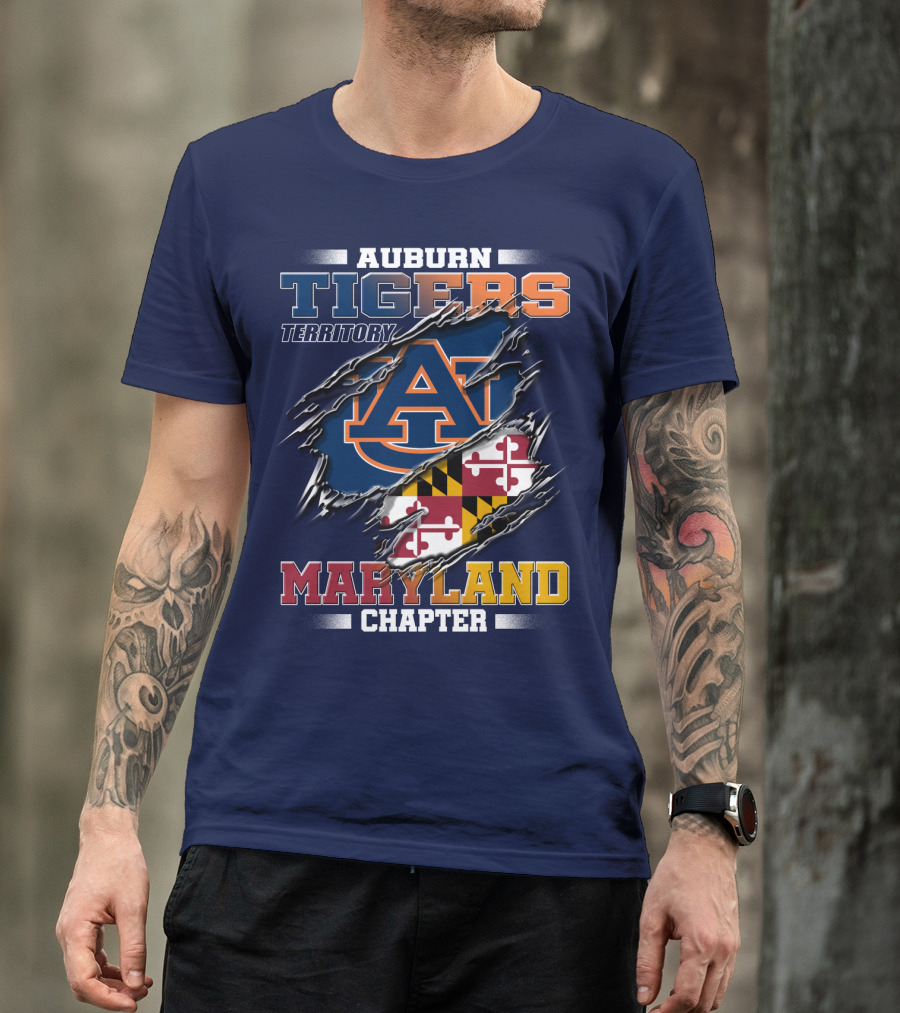 Auburn Tigers Territory Maryland Chapter T-Shirt