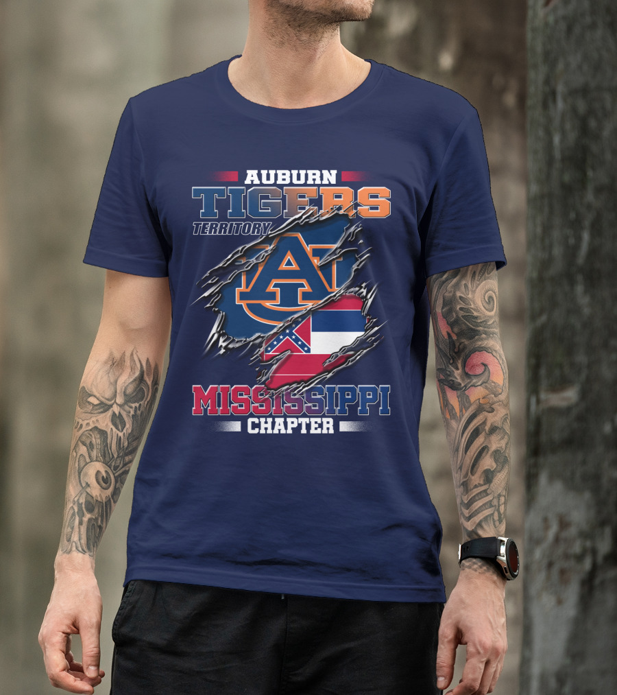 Auburn Tigers Territory Mississippi Chapter T-Shirt