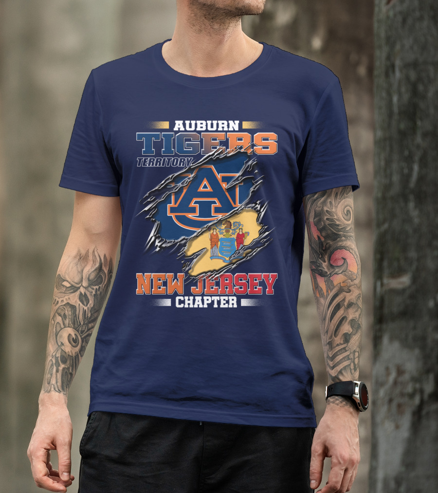 Auburn Tigers Territory New Jersey Chapter T-Shirt