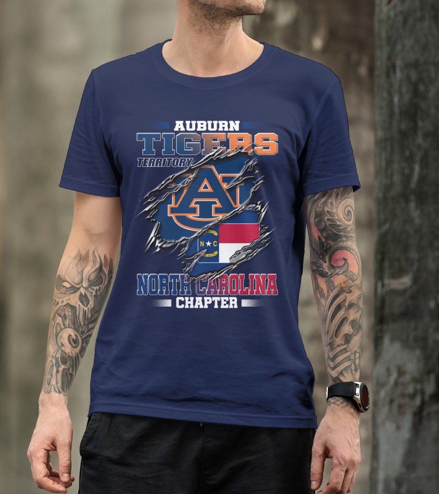 Auburn Tigers Territory North Carolina Chapter T-Shirt