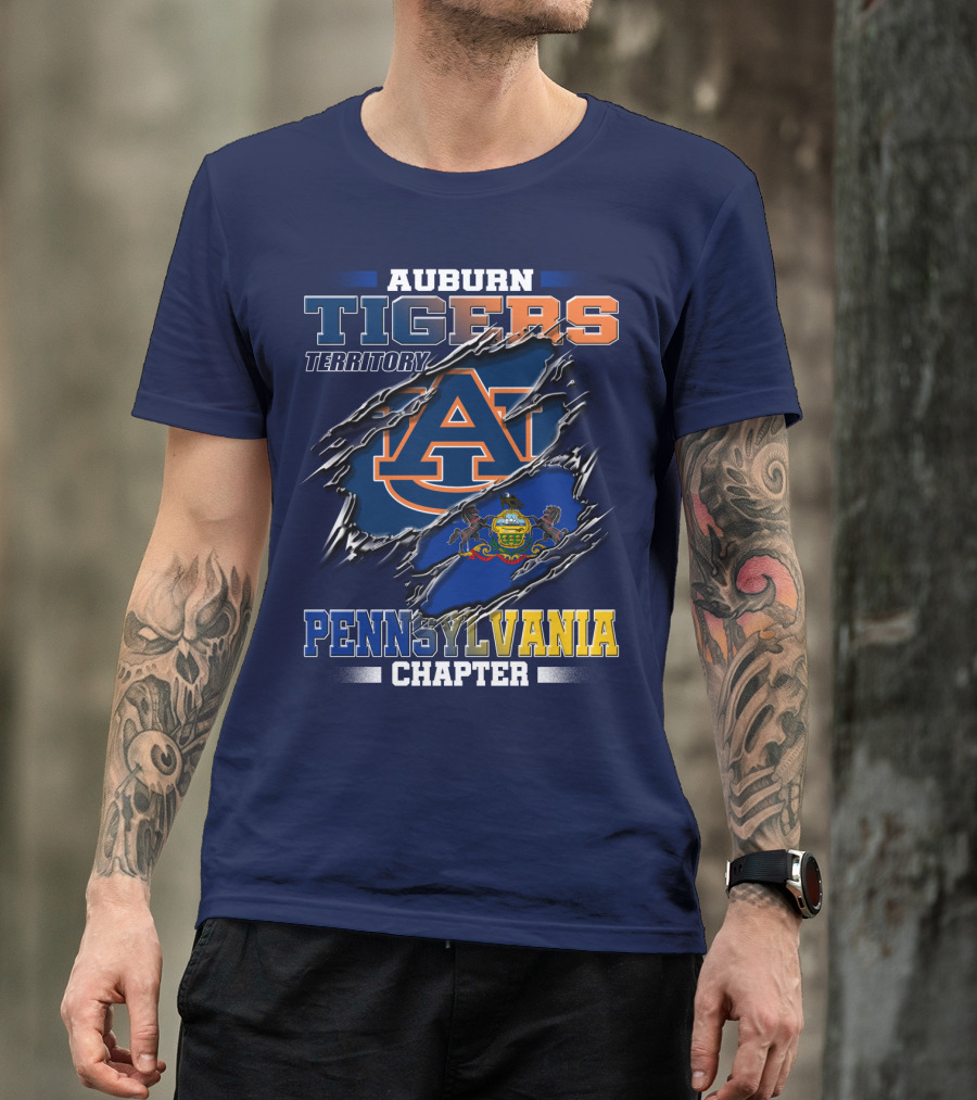 Auburn Tigers Territory Pennsylvania Chapter T-Shirt