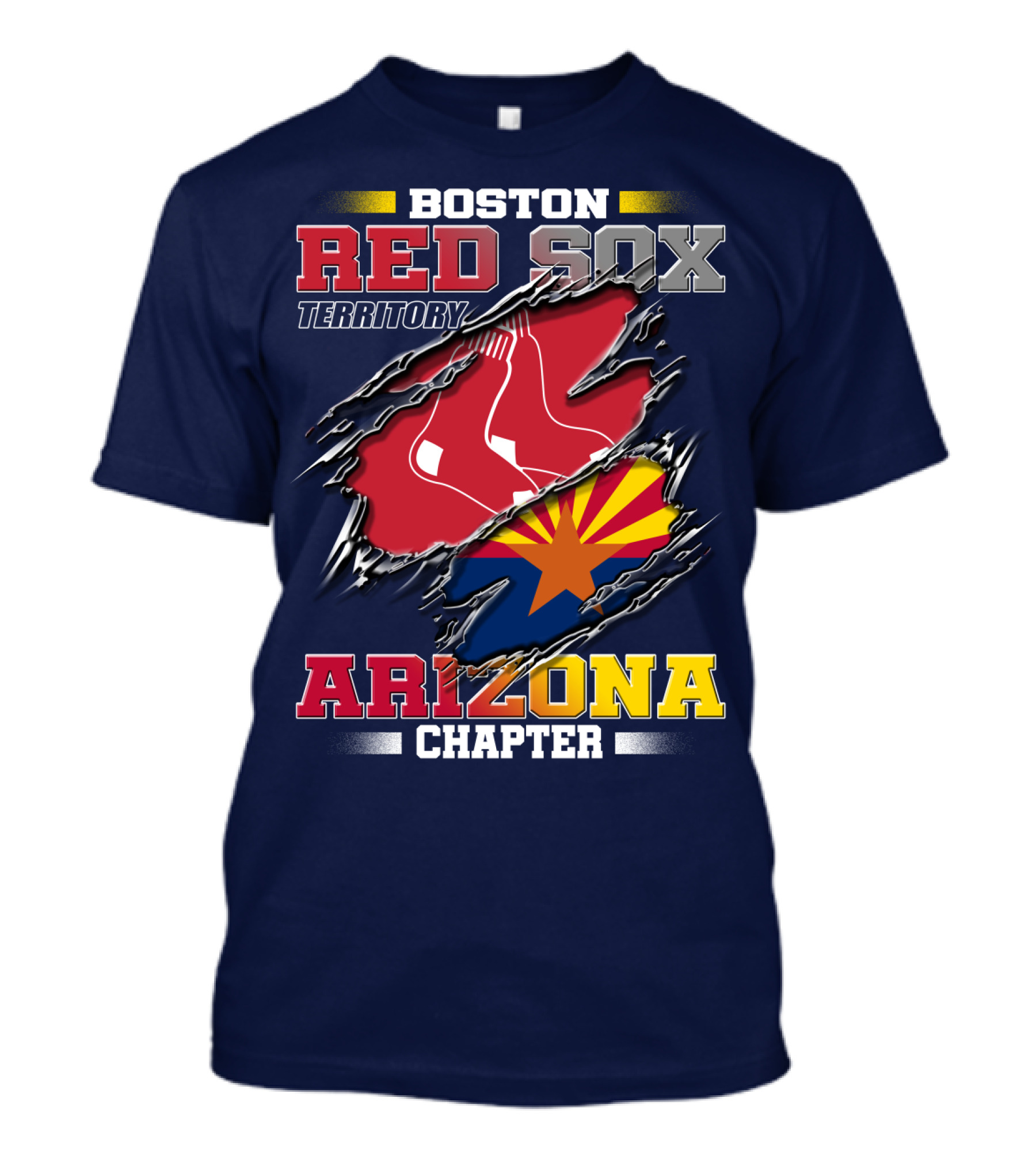 Boston Red Sox Territory Arizona Chapter T-Shirt