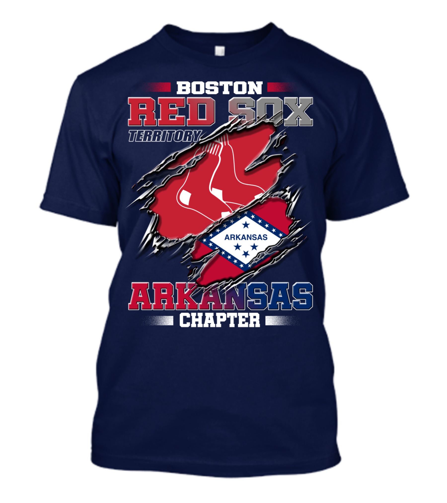 Boston Red Sox Territory Arkansas Chapter T-Shirt