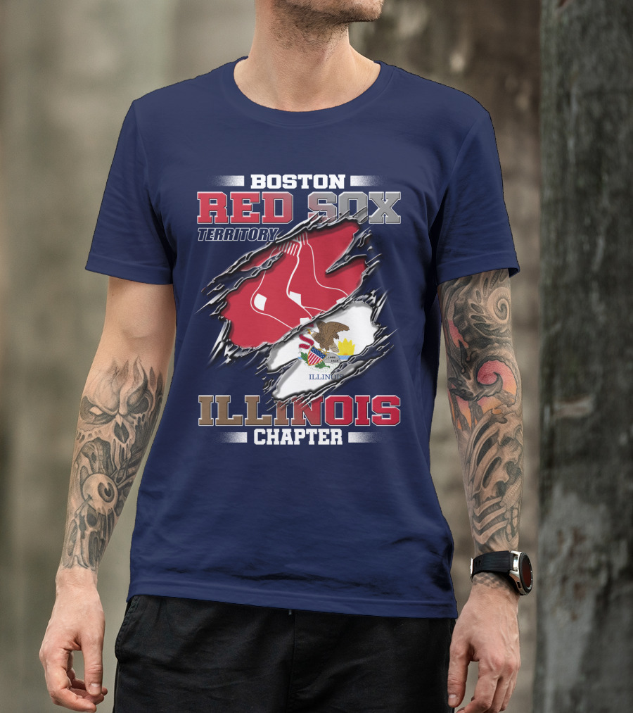 Boston Red Sox Territory Illinois Chapter T-Shirt