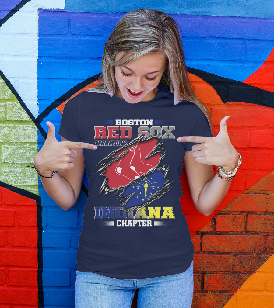 Boston Red Sox Territory Indiana Chapter T-Shirt