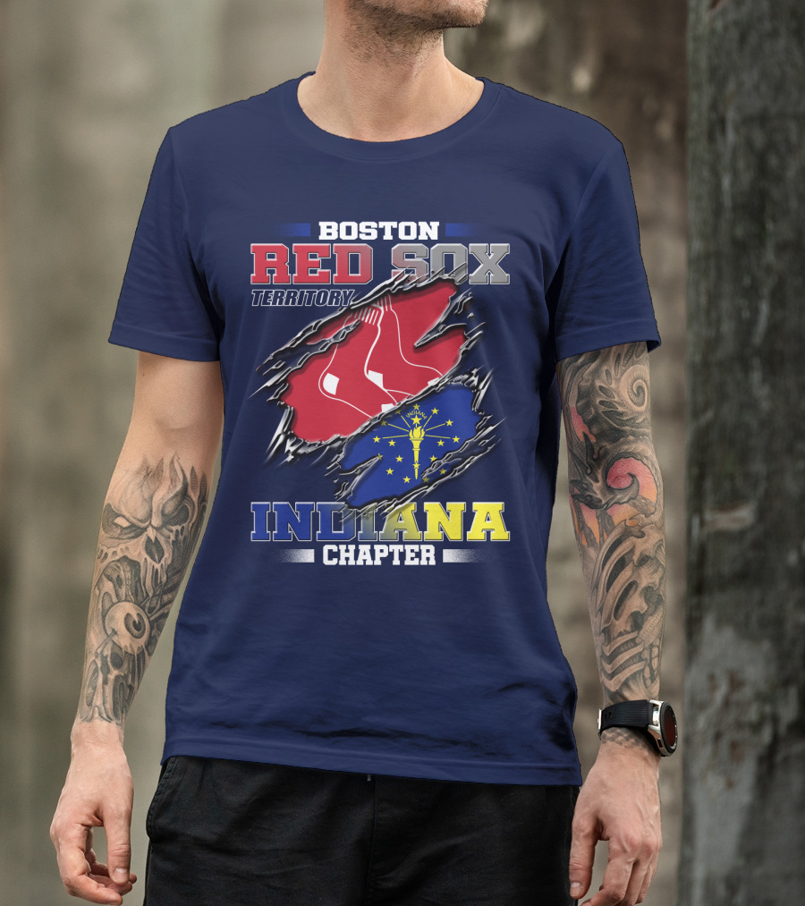 Boston Red Sox Territory Indiana Chapter T-Shirt