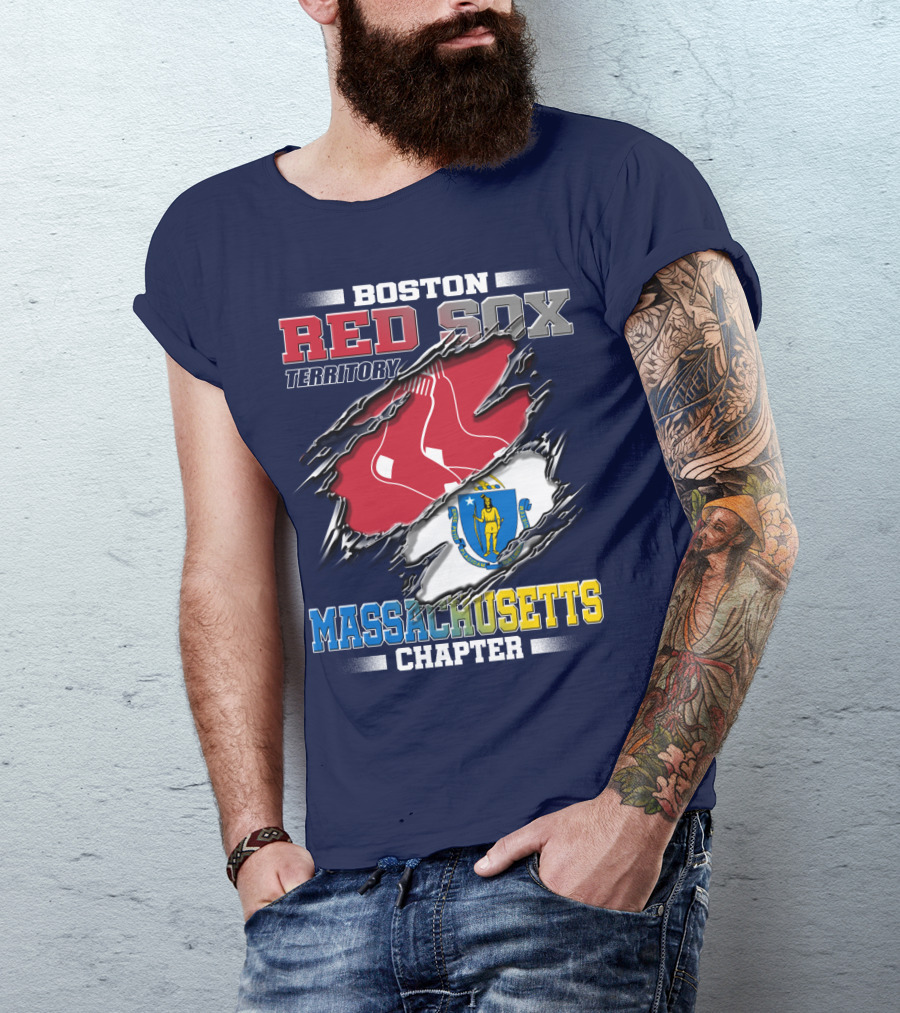 Boston Red Sox Territory Massachusetts Chapter T-Shirt