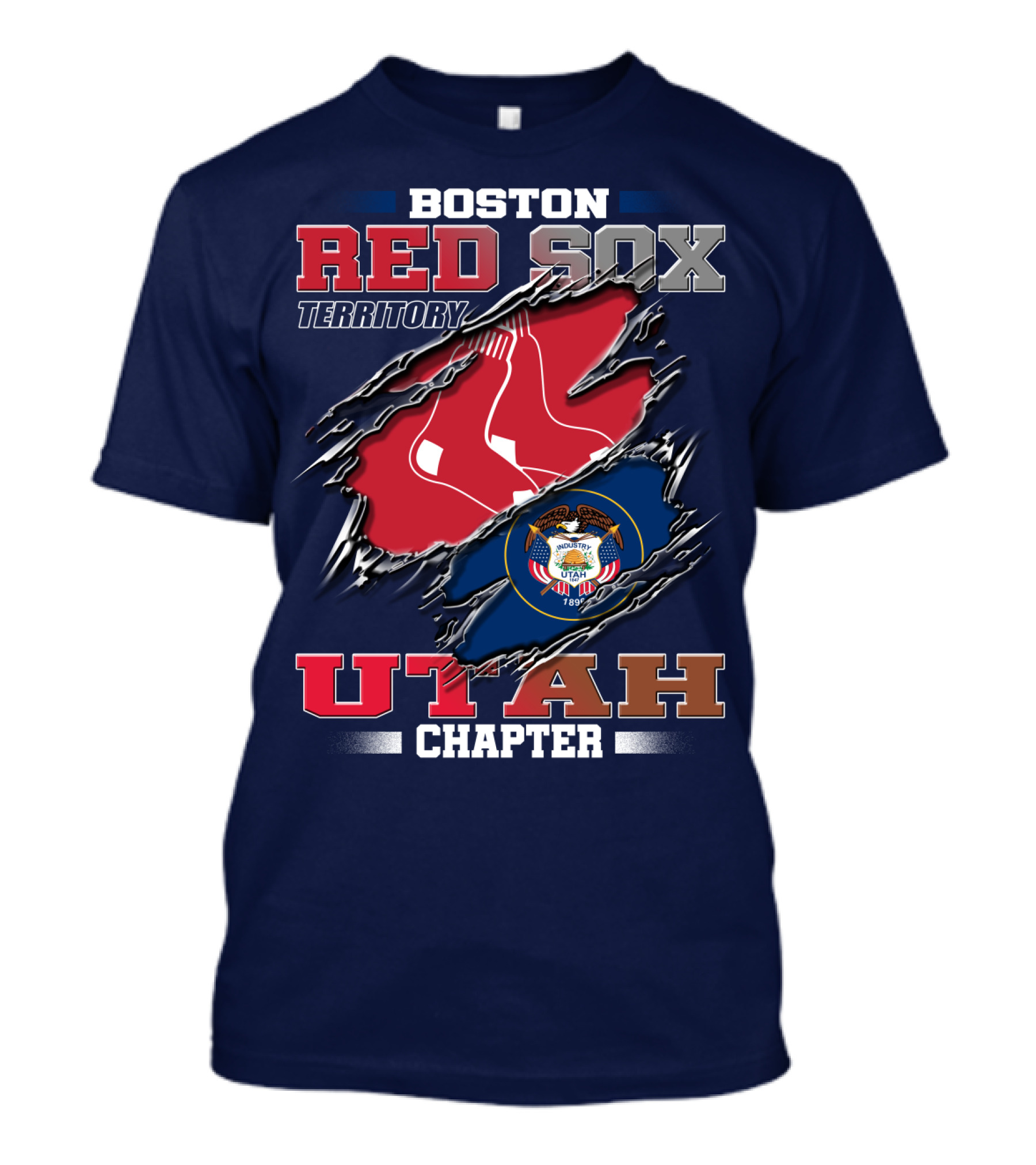 Boston Red Sox Territory Utah Chapter T-Shirt