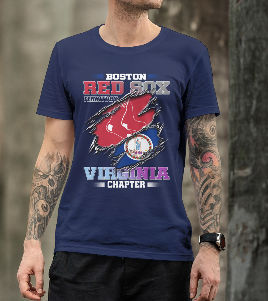 Boston Red Sox Territory Virginia Chapter T-Shirt