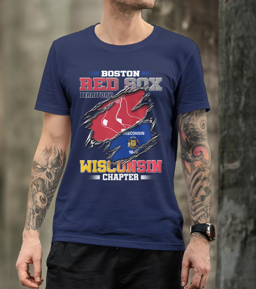 Boston Red Sox Territory Wisconsin Chapter 1848 T-Shirt