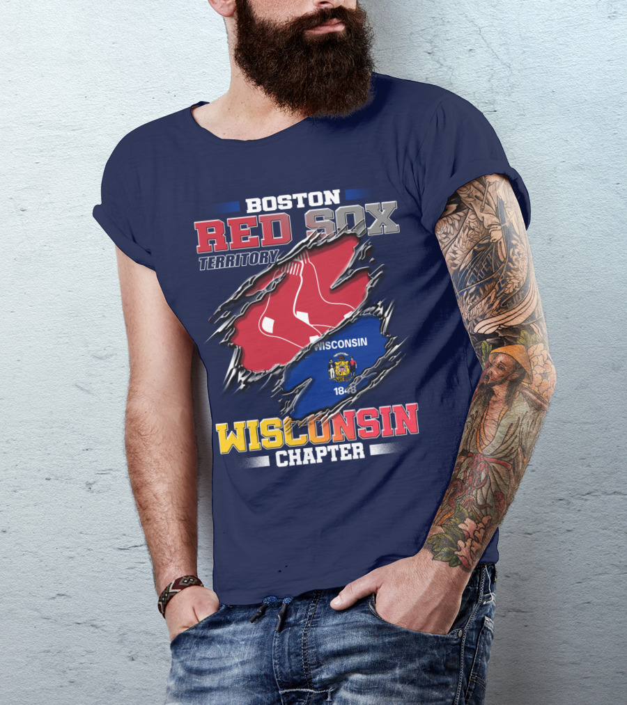 Boston Red Sox Territory Wisconsin Chapter 1848 T-Shirt