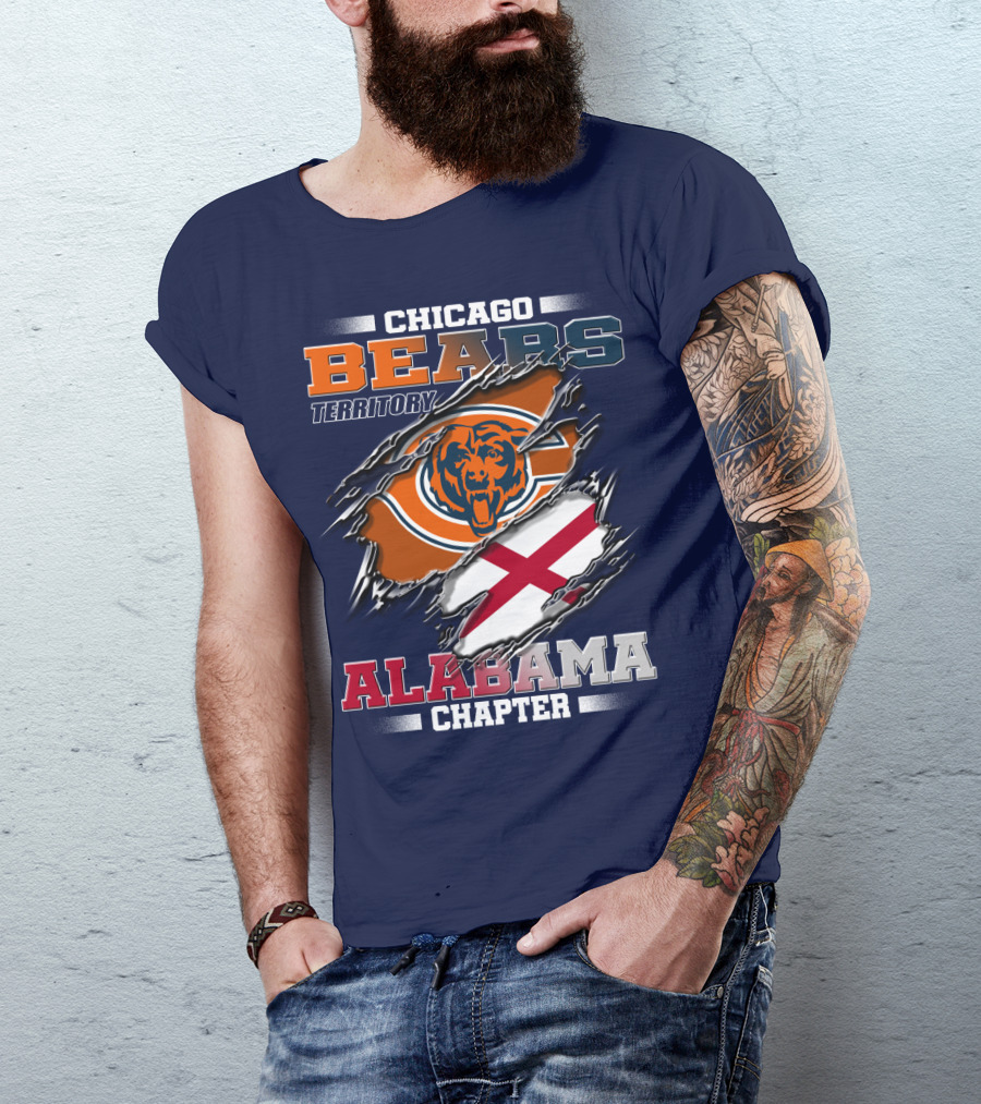 Chicago Bears Territory Alabama Chapter T-Shirt
