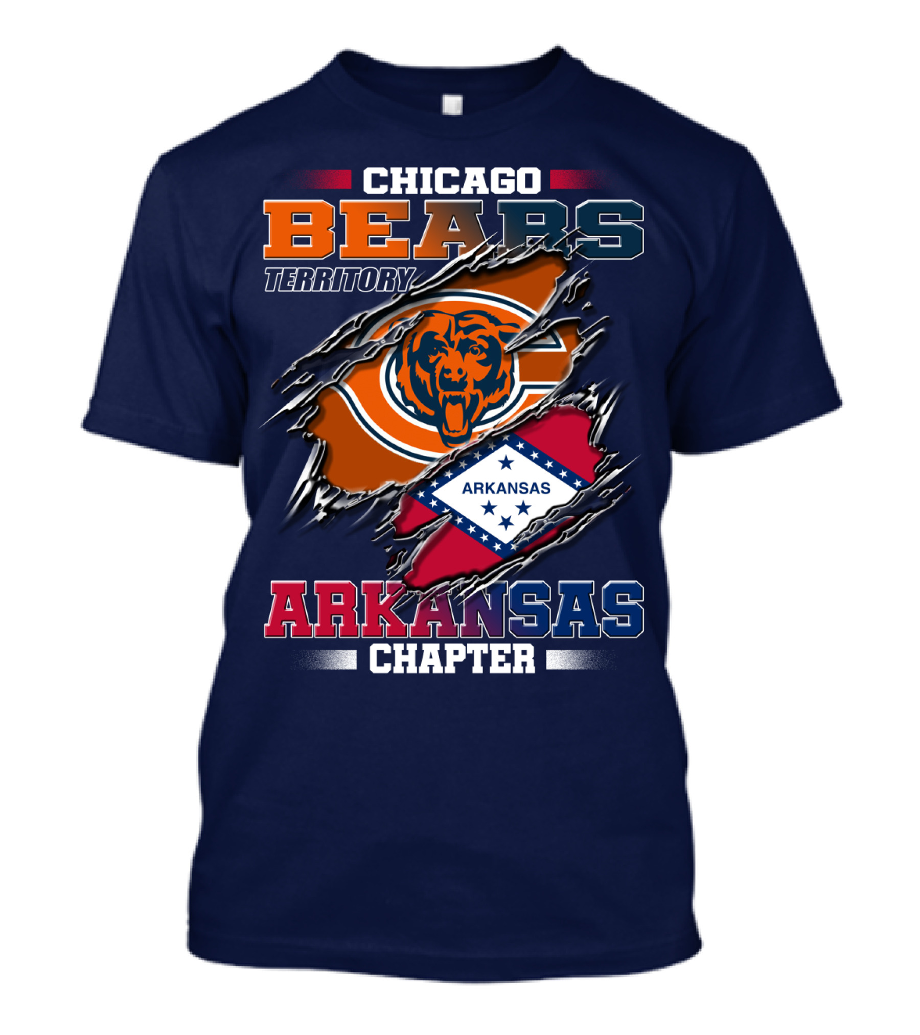 Chicago Bears Territory Arkansas Chapter T-Shirt
