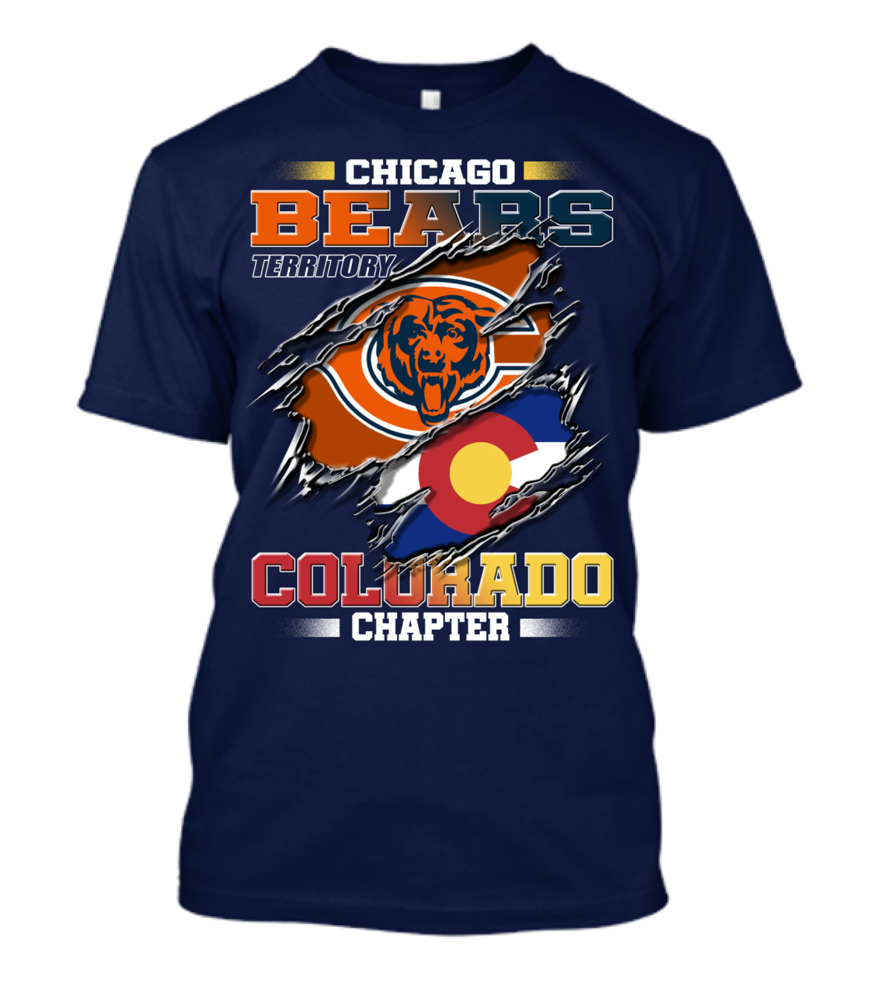 Chicago Bears Territory Colorado Chapter T-Shirt