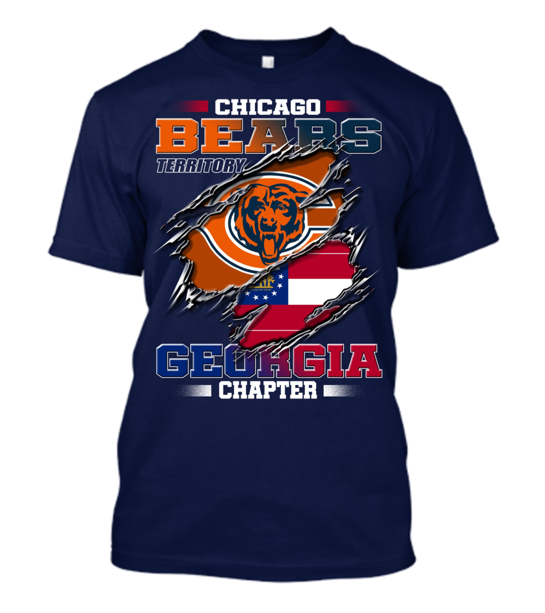 Chicago Bears Territory Georgia Chapter T-Shirt