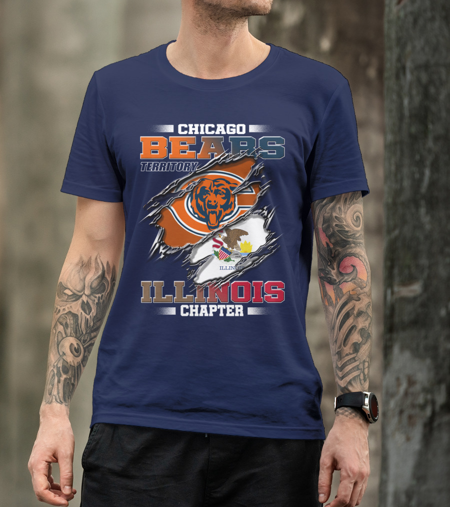 Chicago Bears Territory Illinois Chapter T-Shirt