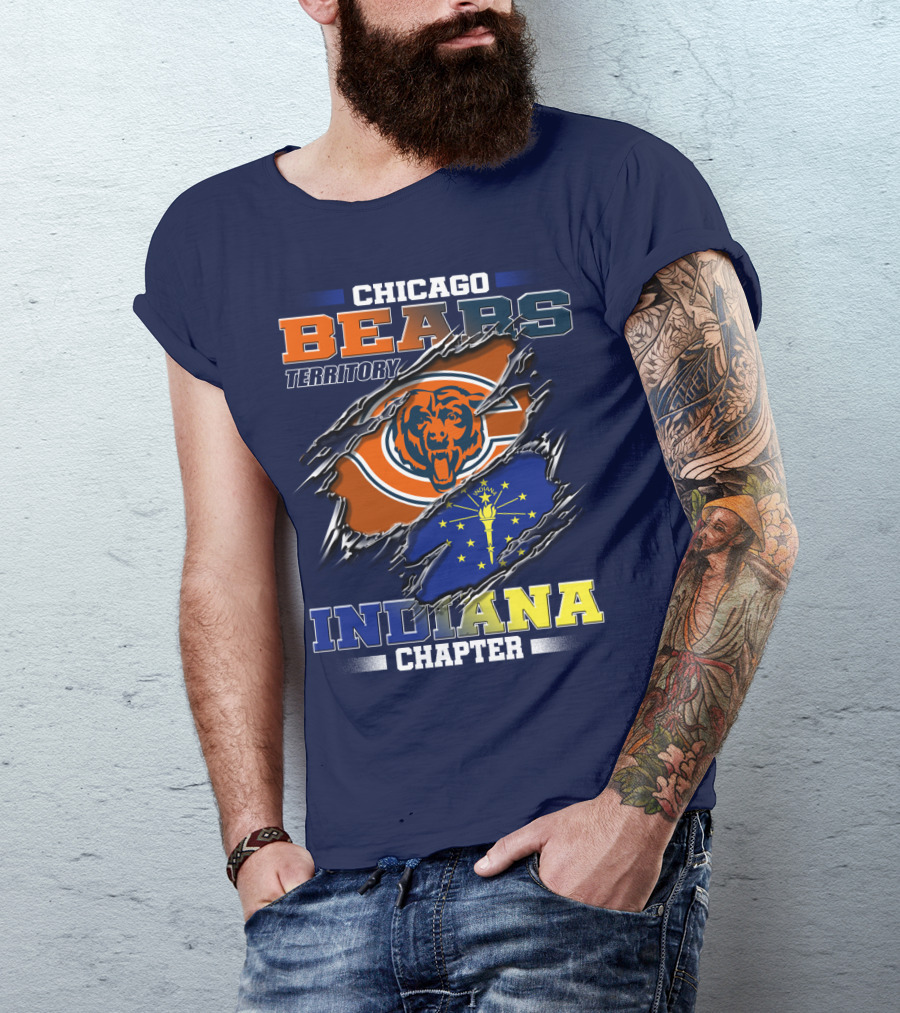 Chicago Bears Territory Indiana Chapter T-Shirt