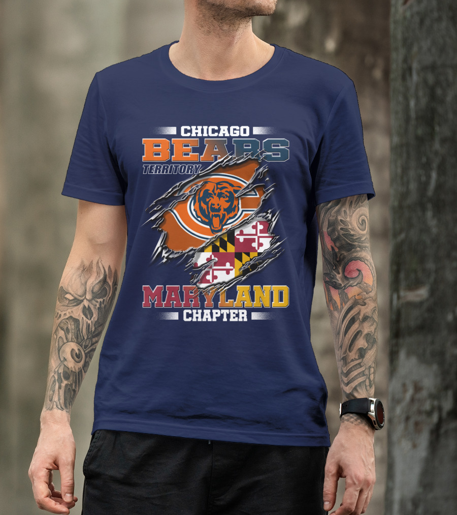 Chicago Bears Territory Maryland Chapter T-Shirt
