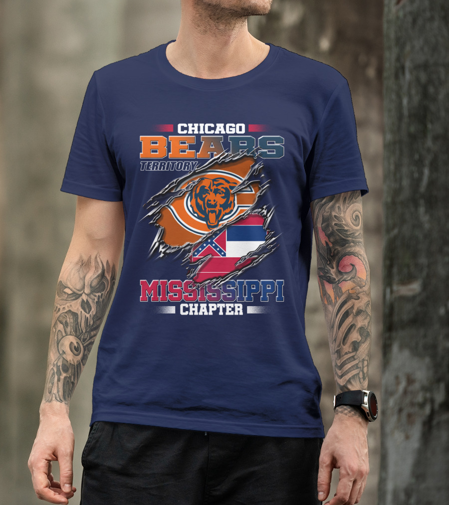 Chicago Bears Territory Mississippi Chapter T-Shirt