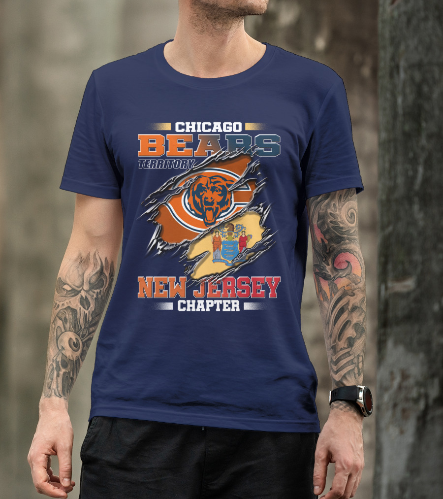 CHICAGO BEARS TERRITORY NEW JERSEY CHAPTER T-Shirt