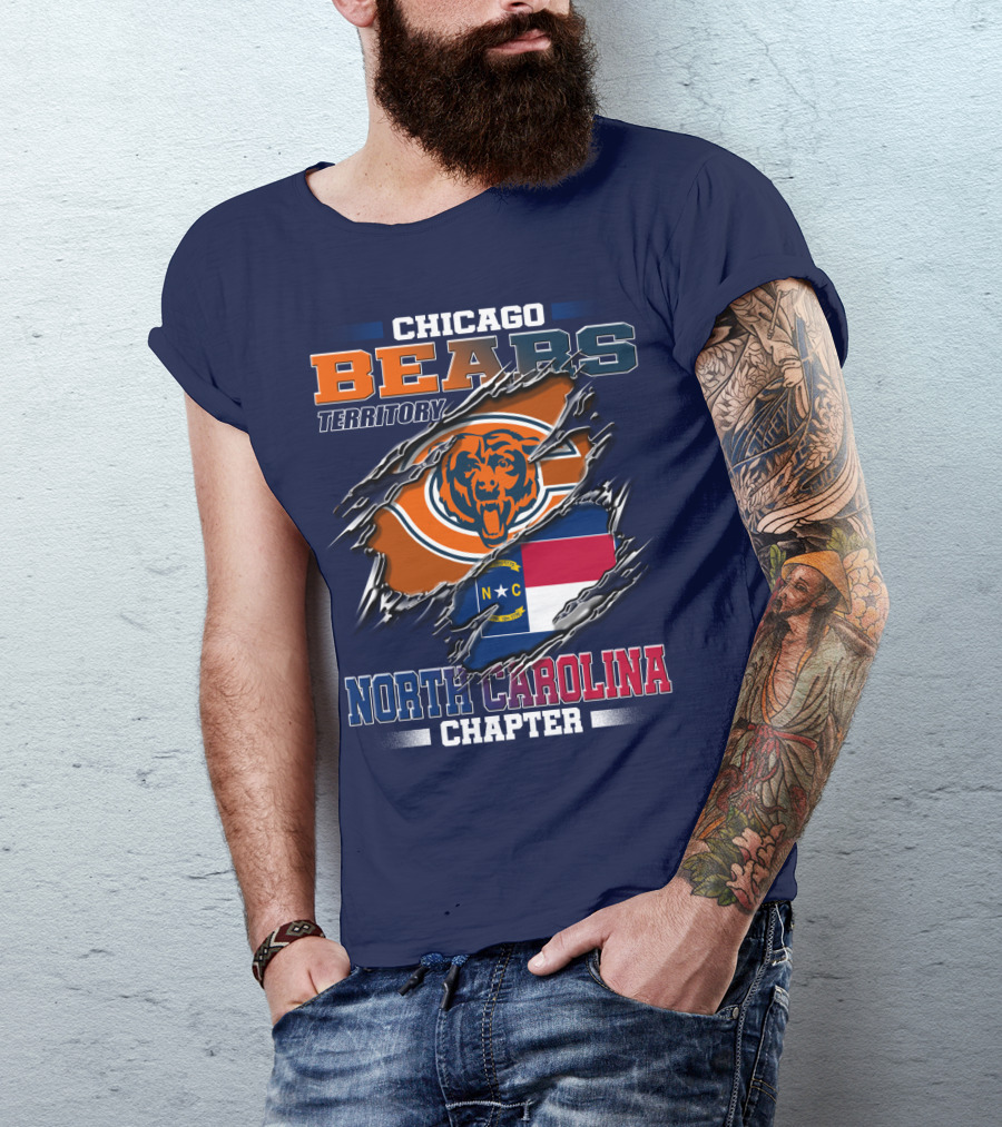 Chicago Bears Territory North Carolina Chapter T-Shirt