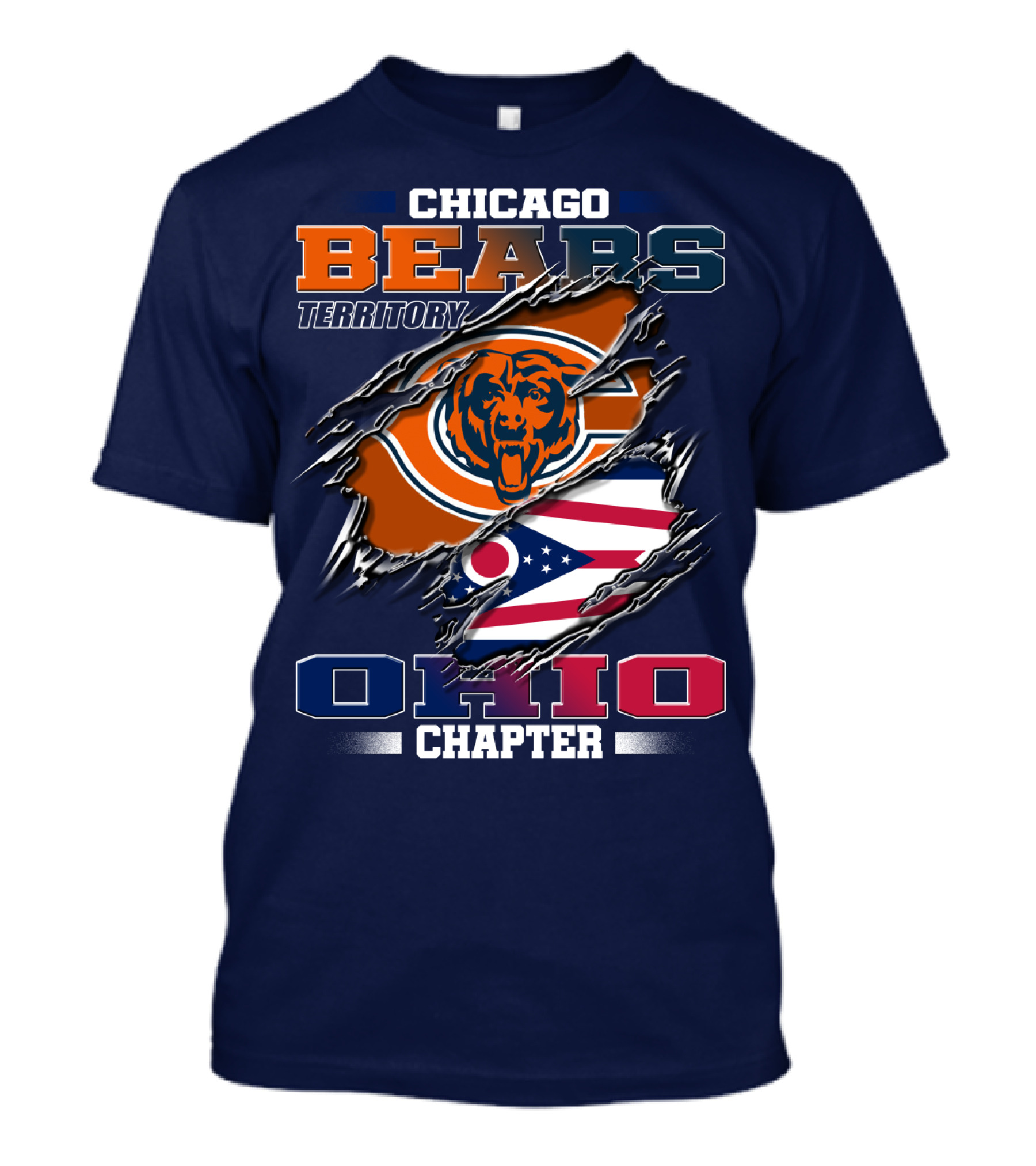 Chicago Bears Territory Ohio Chapter T-Shirt