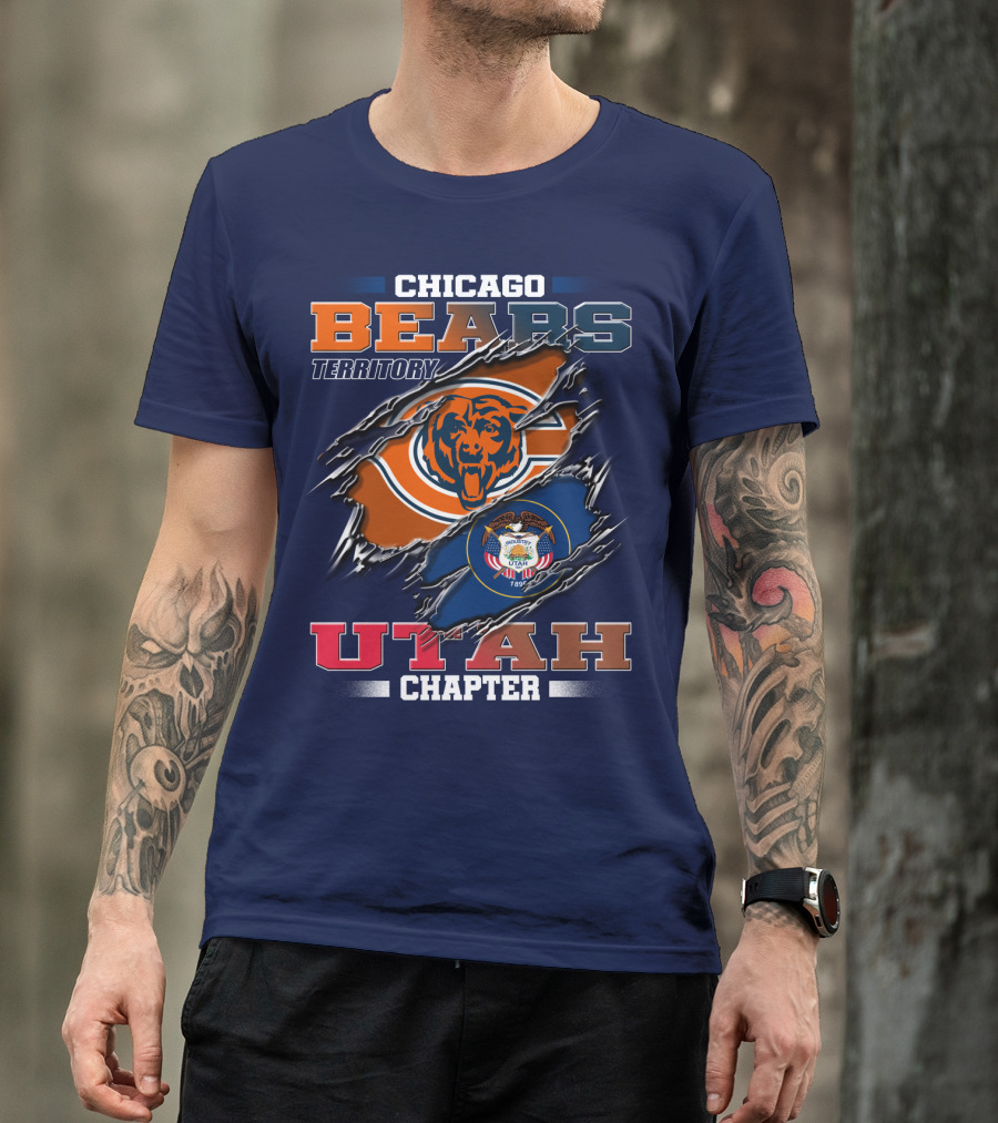 Chicago Bears Territory Utah Chapter T-Shirt