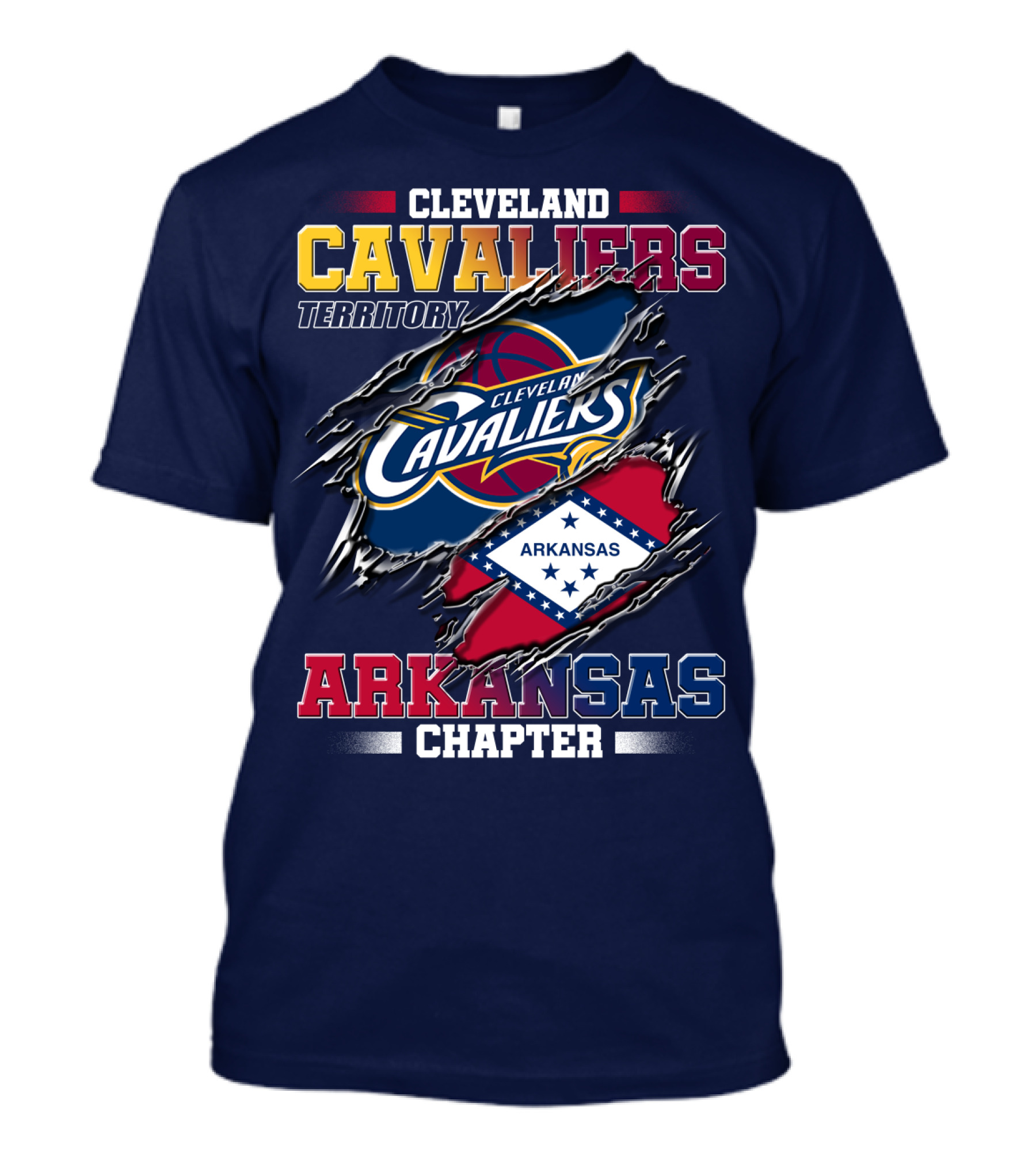 Cleveland Cavaliers Territory Arkansas Chapter T-Shirt