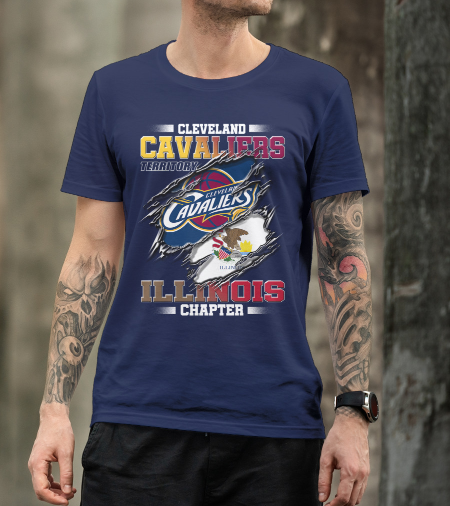Cleveland Cavaliers Territory Illinois Chapter T-Shirt