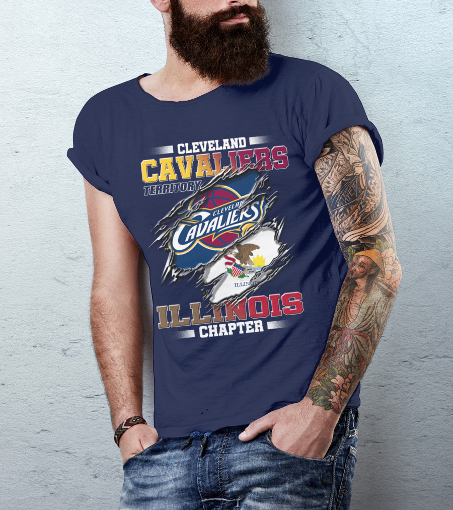 Cleveland Cavaliers Territory Illinois Chapter T-Shirt