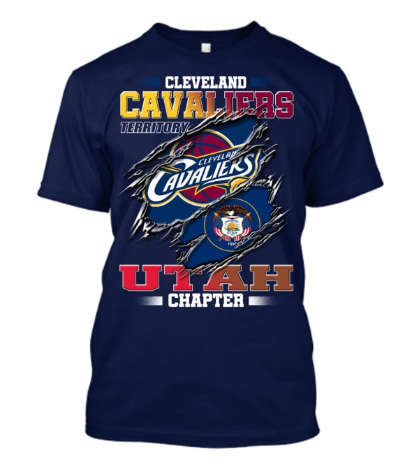 Cleveland Cavaliers Territory Utah Chapter NBA Fans 1896 T-Shirt