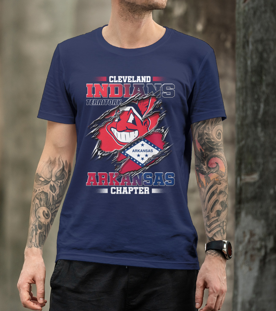 Cleveland Indians Territory Arkansas Chapter T-Shirt