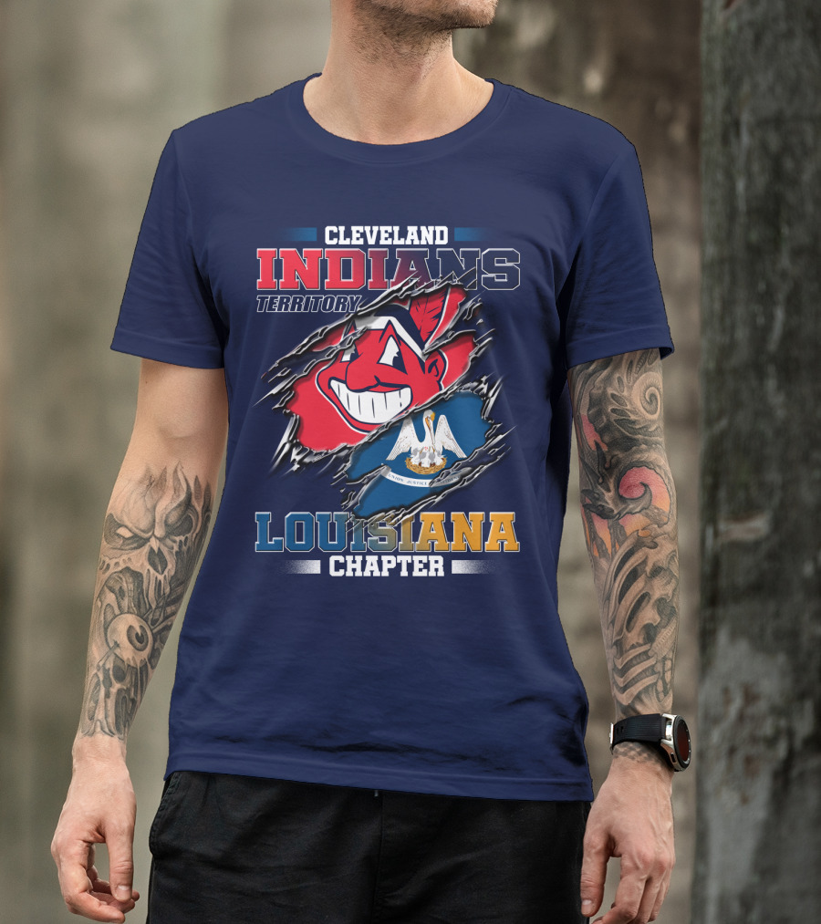 Cleveland Indians Territory Louisiana Chapter T-Shirt