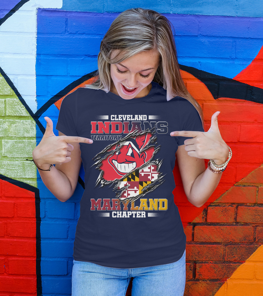 Cleveland Indians Territory Maryland Chapter T-Shirt