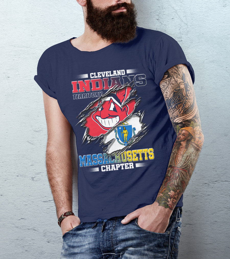 Cleveland Indians Territory Massachusetts Chapter T-Shirt