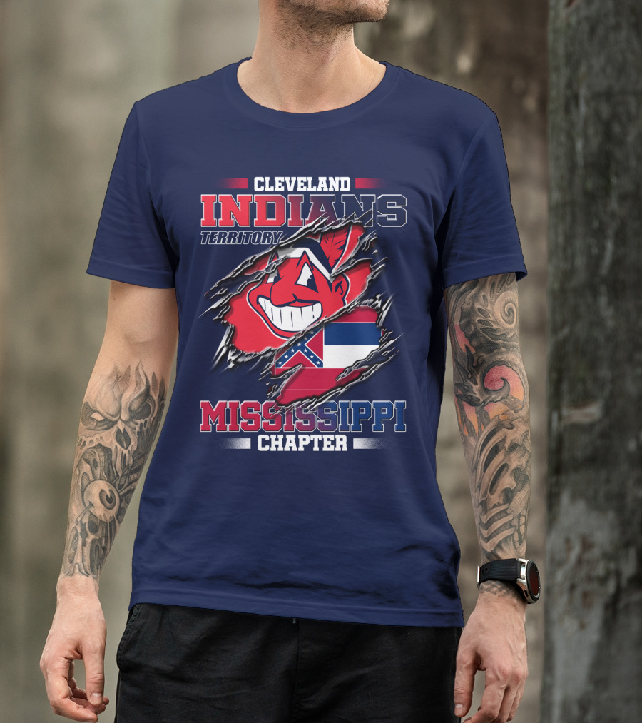 Cleveland Indians Territory Mississippi Chapter T-Shirt