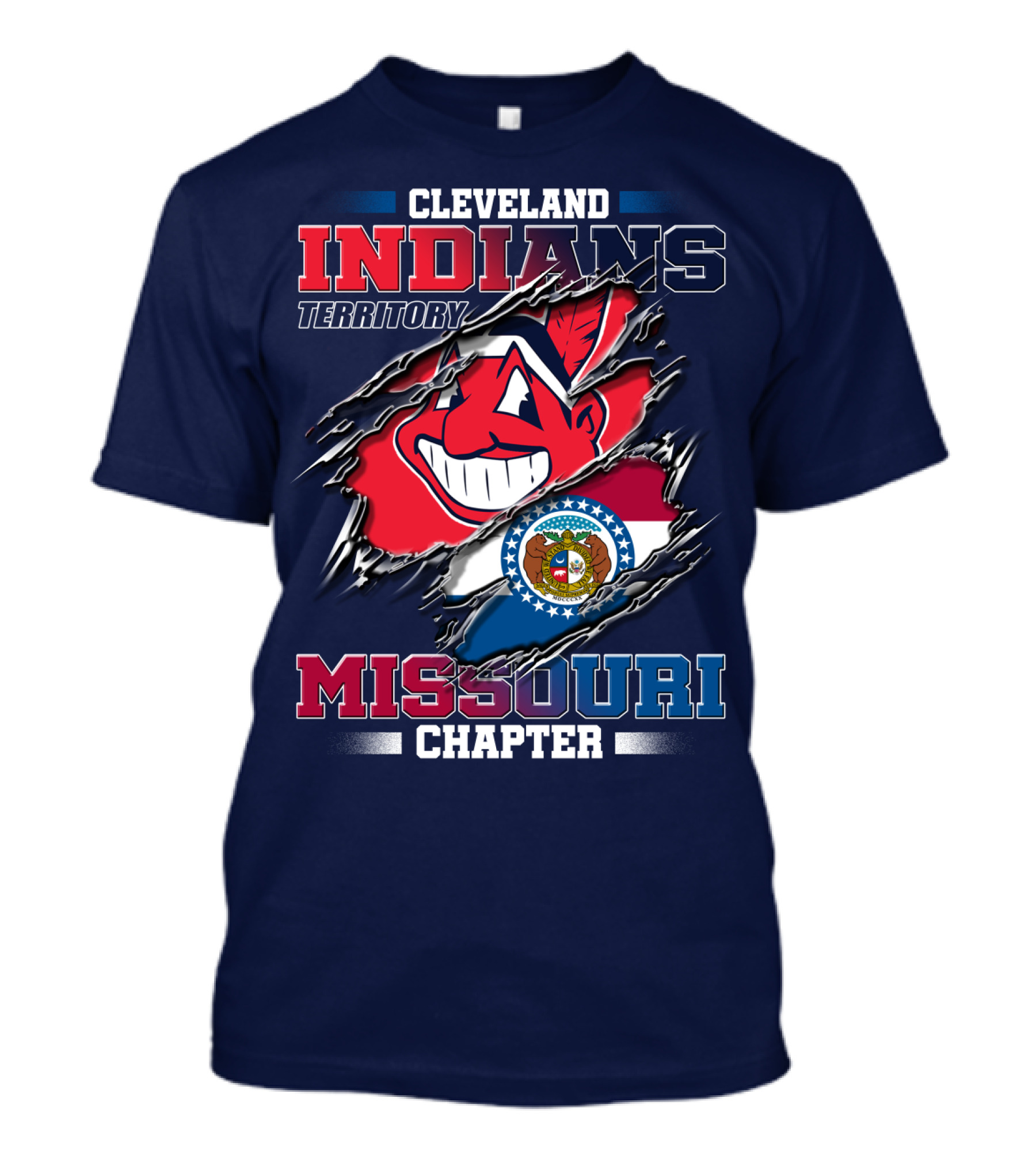 Cleveland Indians Territory Missouri Chapter T-Shirt