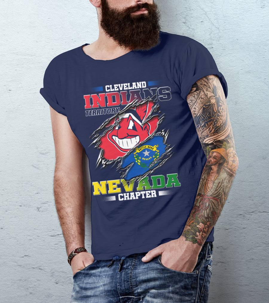 Cleveland Indians Territory Nevada Chapter Little Born T-Shirt