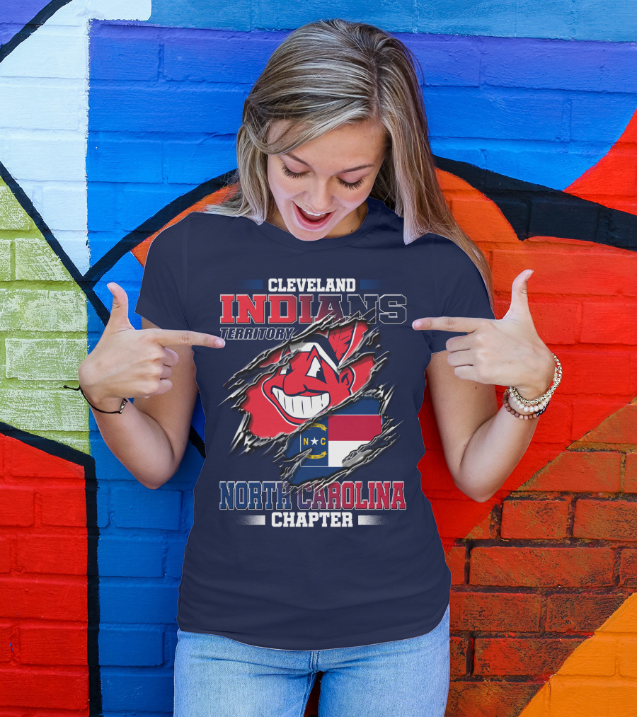 Cleveland Indians Territory North Carolina Chapter T-Shirt