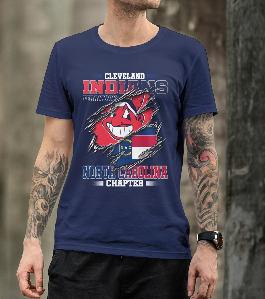 Cleveland Indians Territory North Carolina Chapter T-Shirt