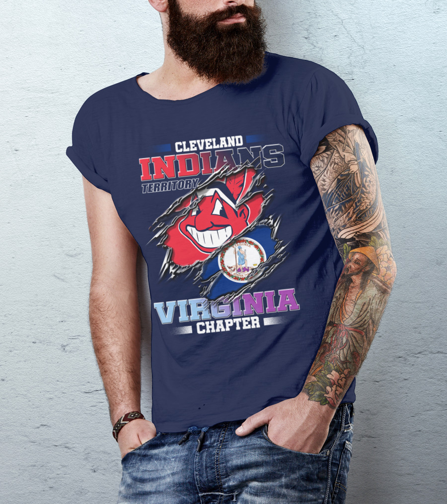 Cleveland Indians Territory Virginia Chapter T-Shirt