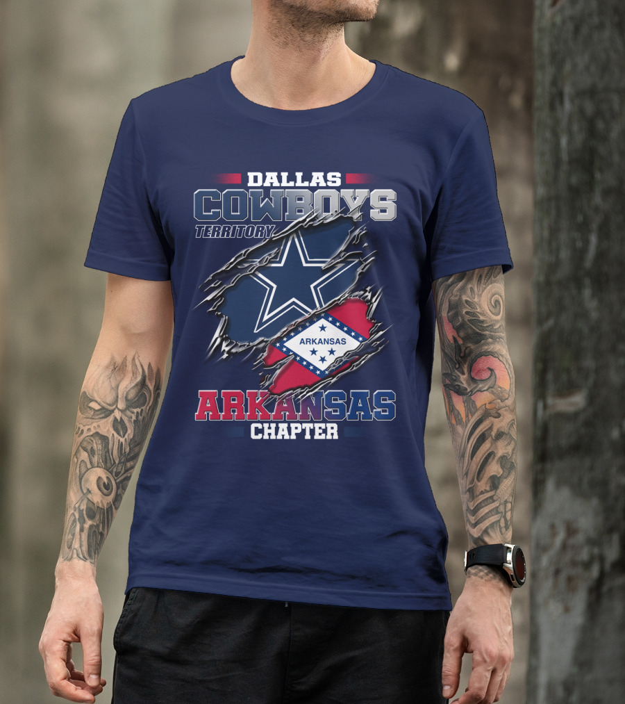 Dallas Cowboys Territory Arkansas Chapter T-Shirt