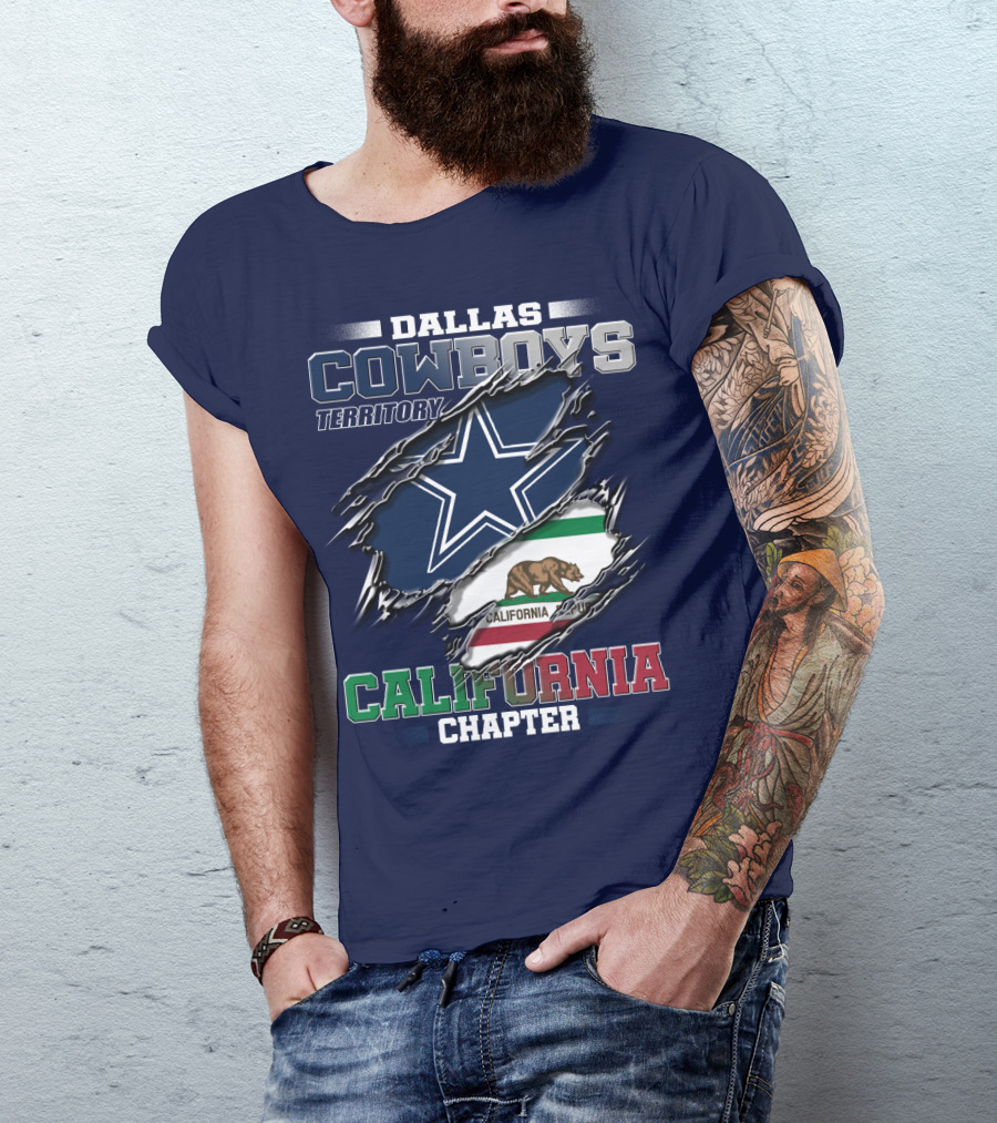 Dallas Cowboys Territory California Chapter T-Shirt